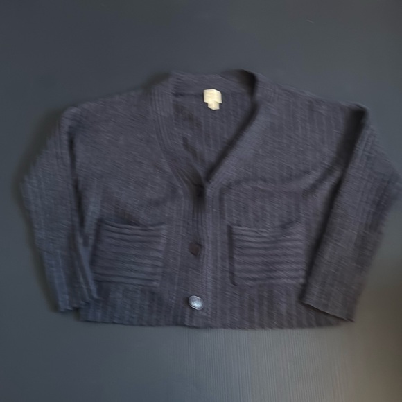 Roan and Ryan Blue Cardigan, Small - Picture 1 of 6